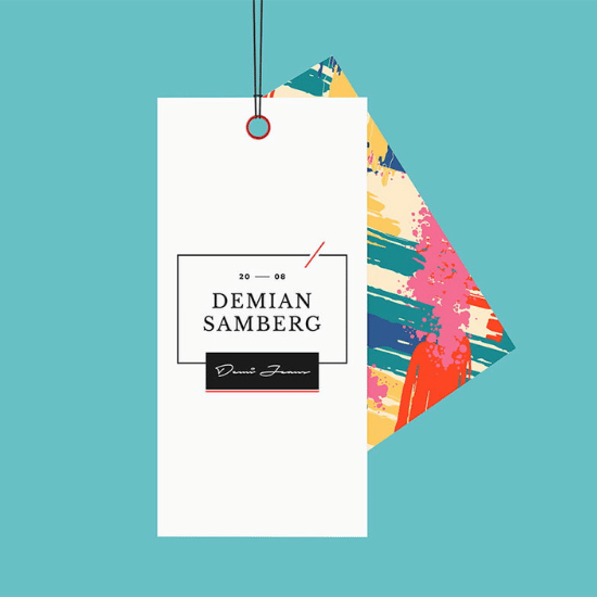 Demian Samberg Brand Label Tag- Druti Creation